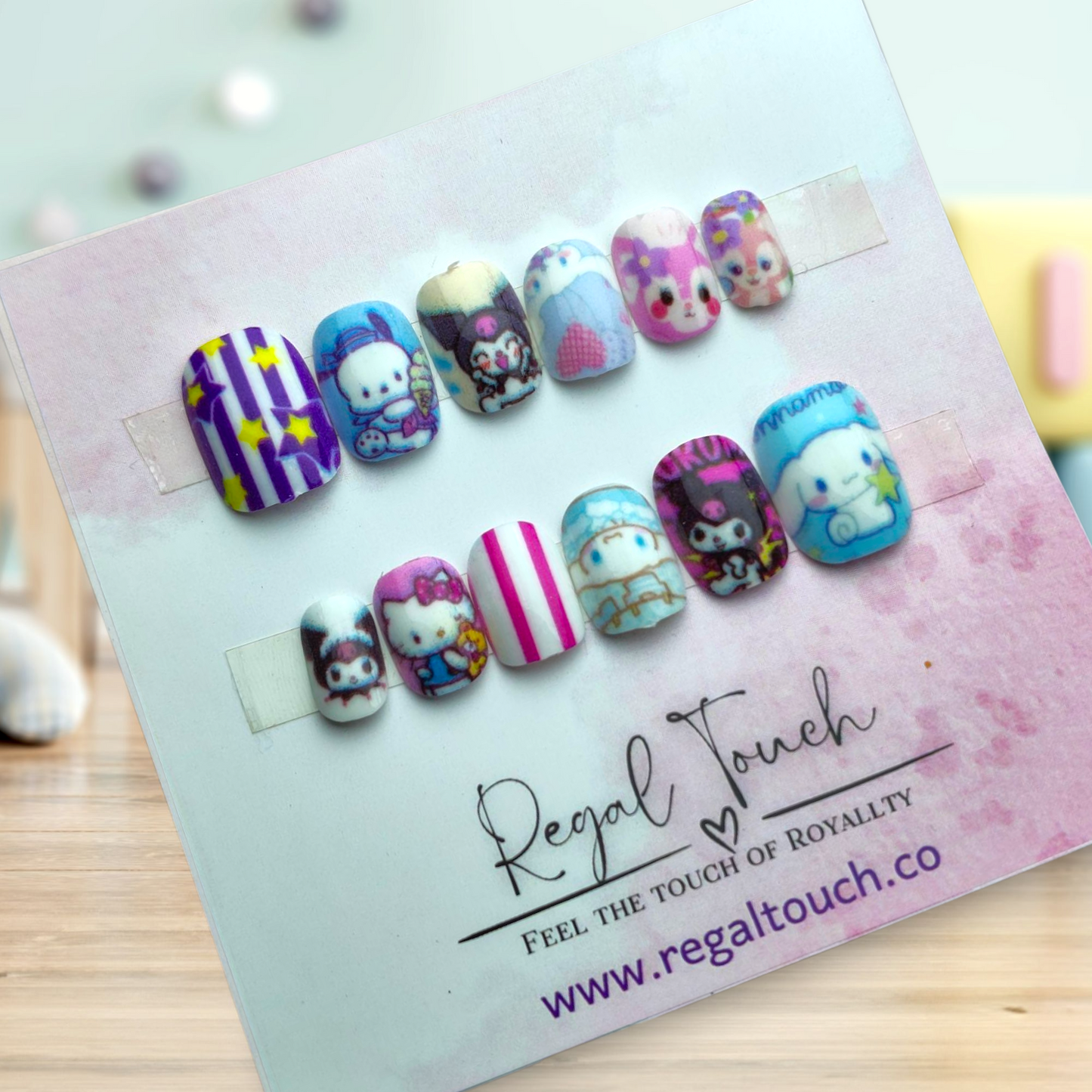 Starry Character Nails