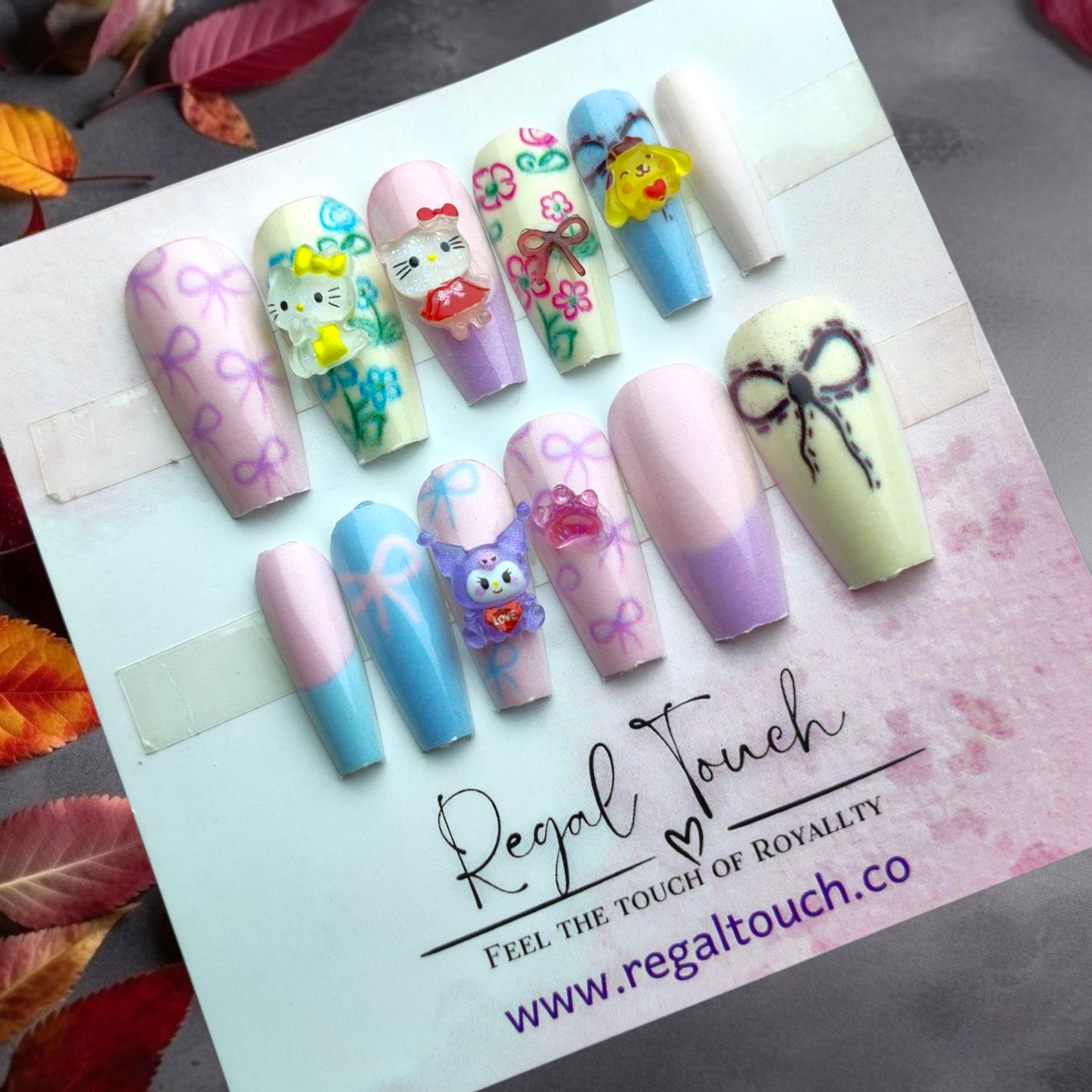 Pastel Petals Nails