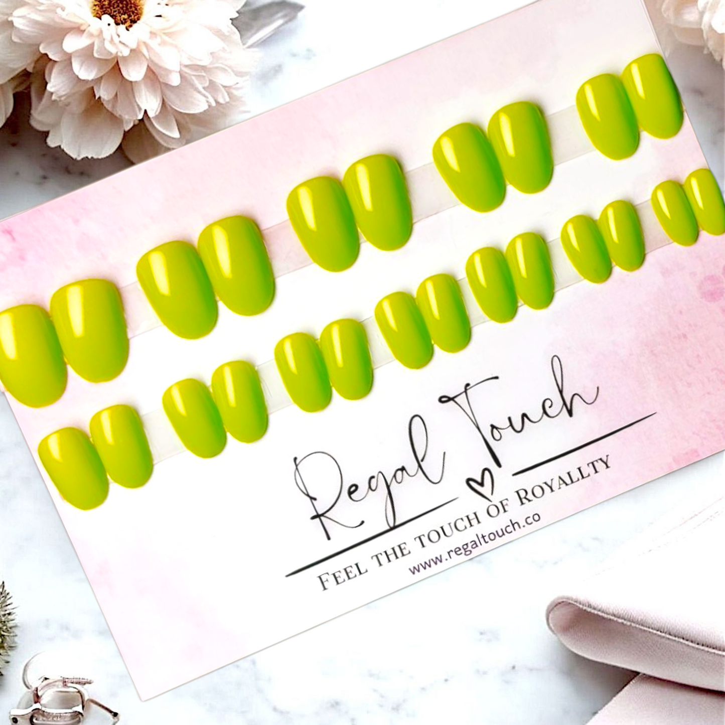 Neon Lime Nails