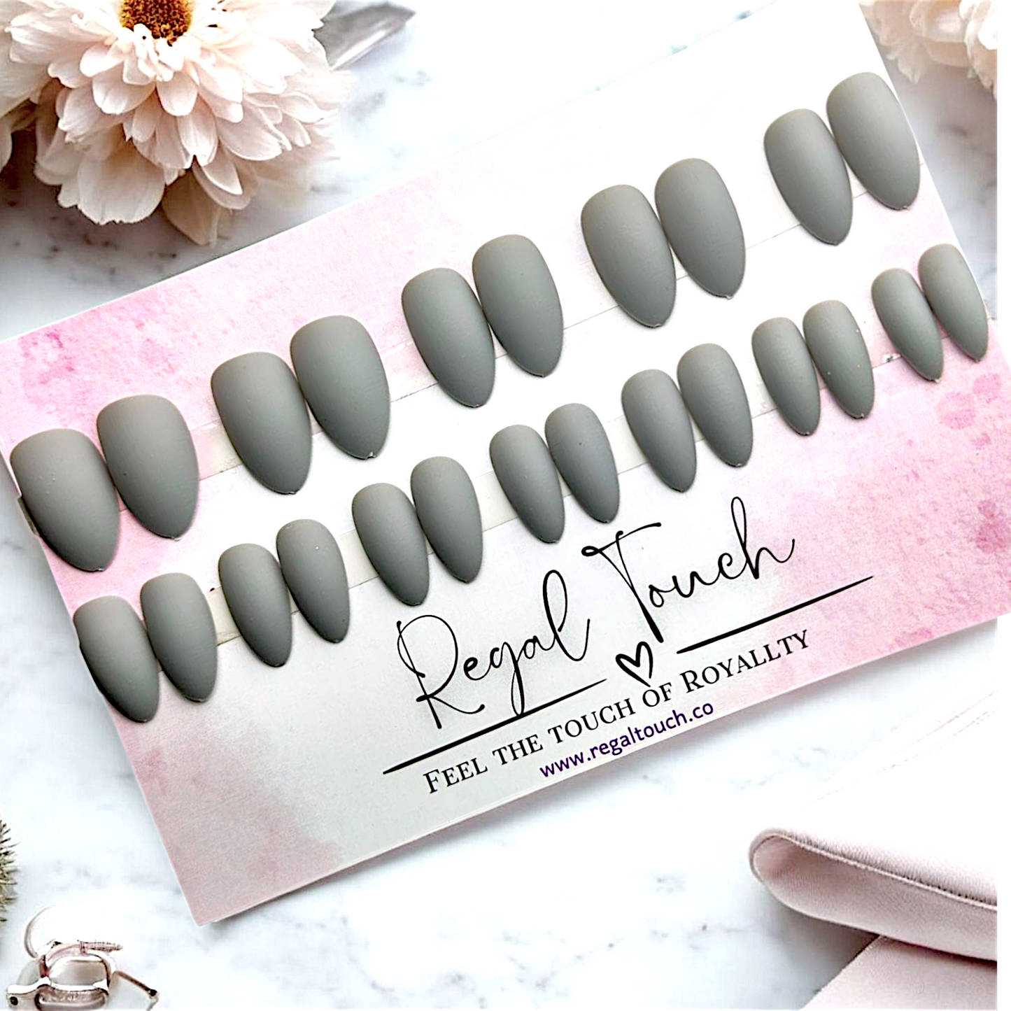 Slate Elegance Nails