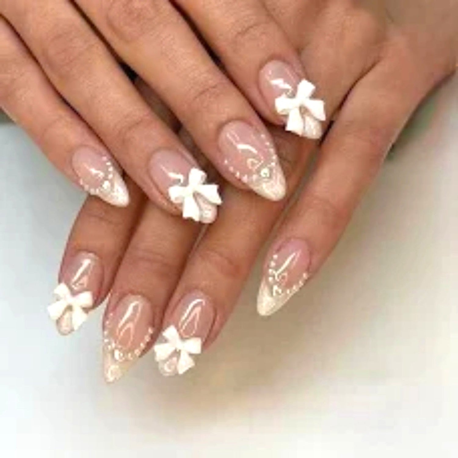 White Color Nails