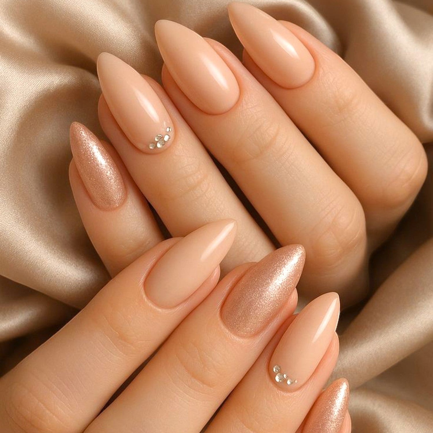Nude Color Nails
