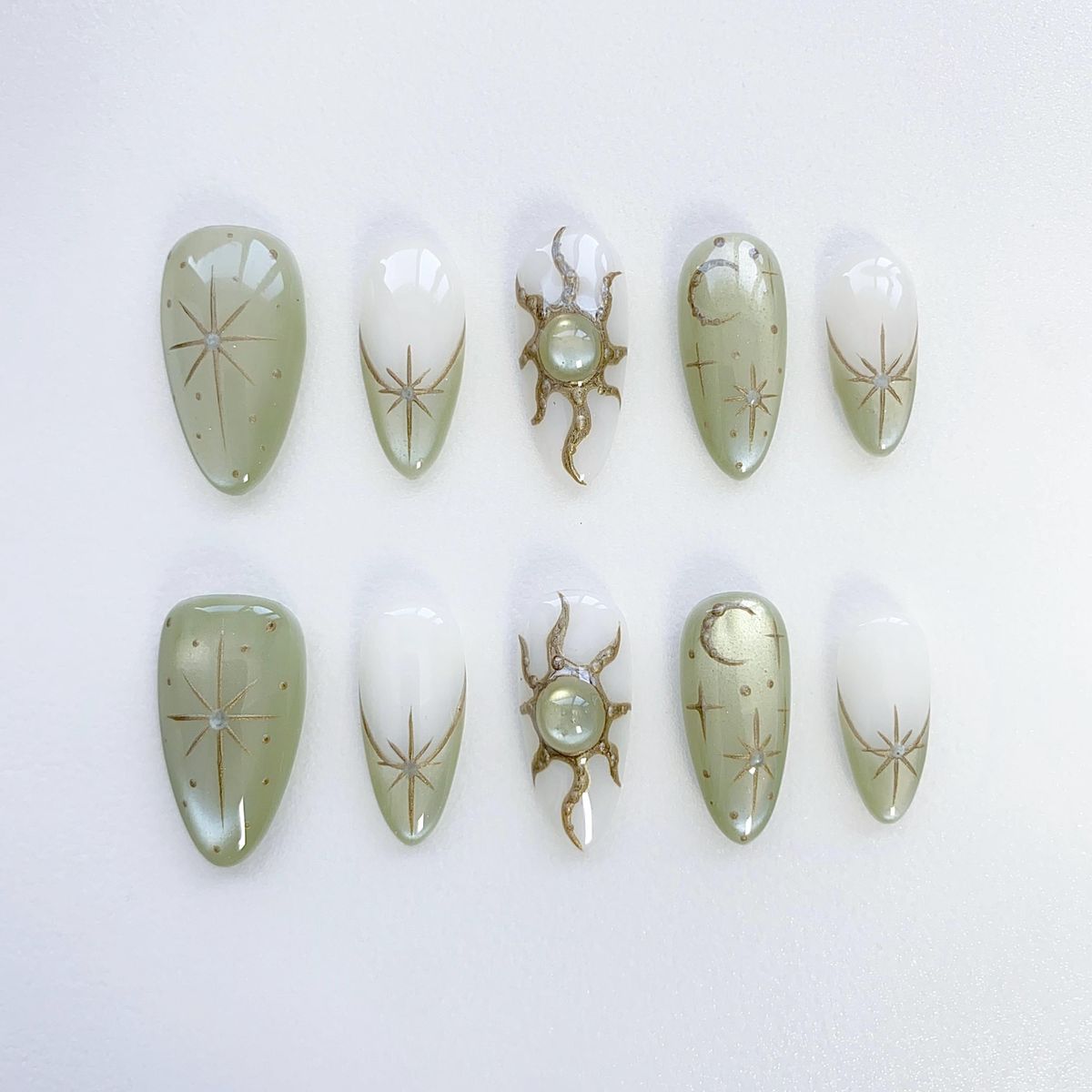 Autumn Starlight Nails