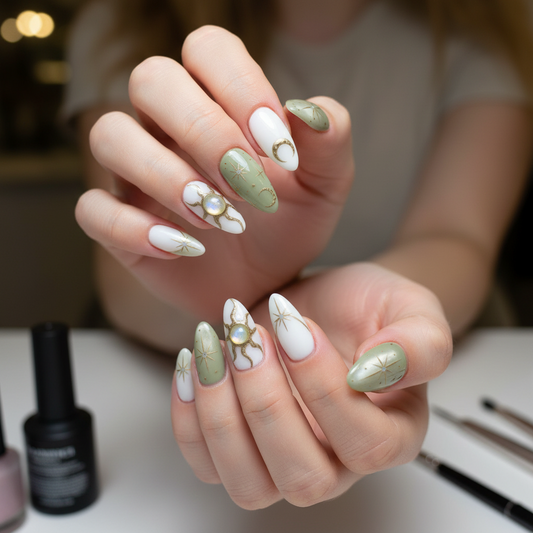 Autumn Starlight Nails