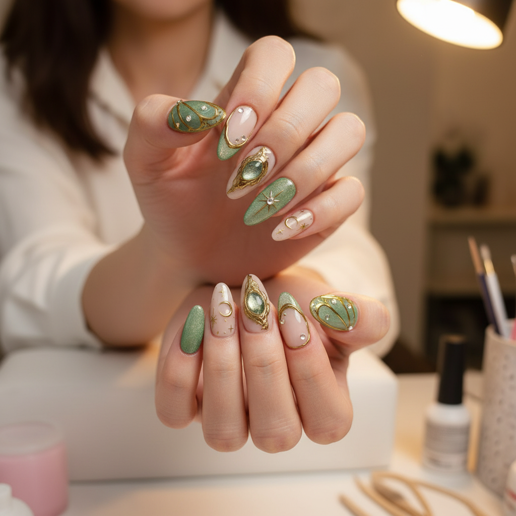 Forest Whisper Nails
