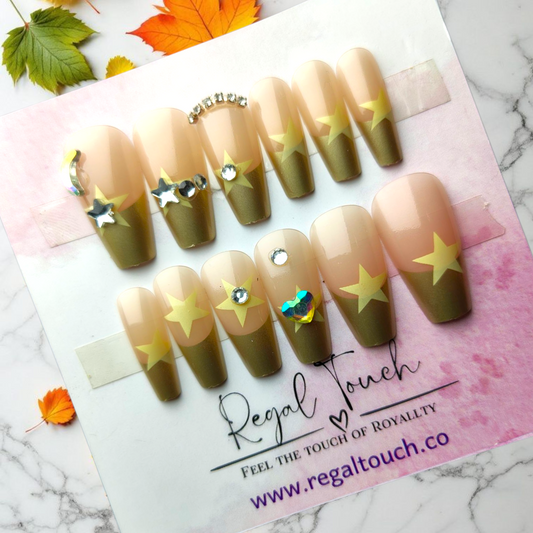Autumn Starlight Nails