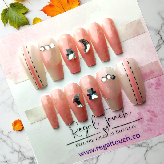 Blush Bloom Nails