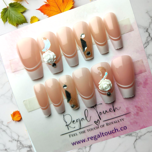 Lunar Petal Nails