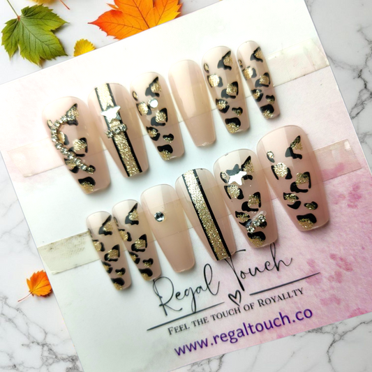 Golden Prowl Nails