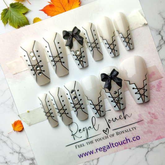 Lace Chip Nails