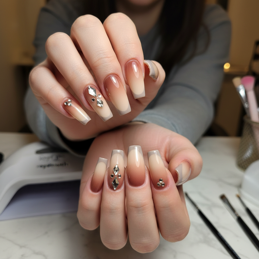 Smoky Elegance Nails