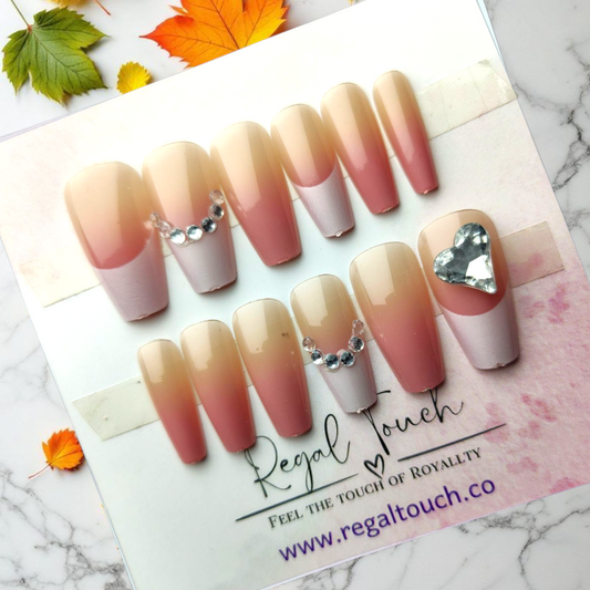 Rose Glow Nails