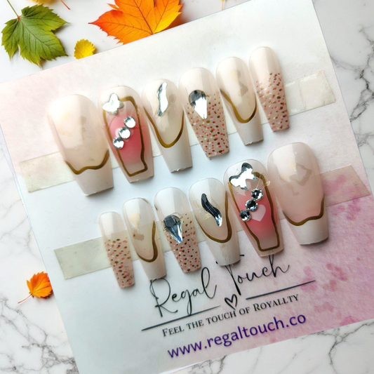Autumn Blush Nails
