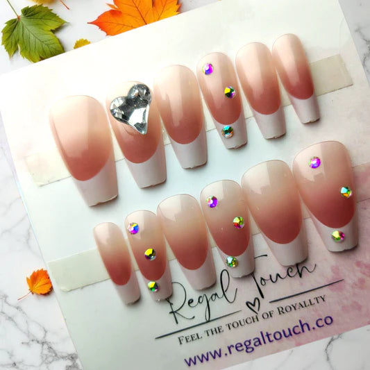 Sweetheart Glow Nails