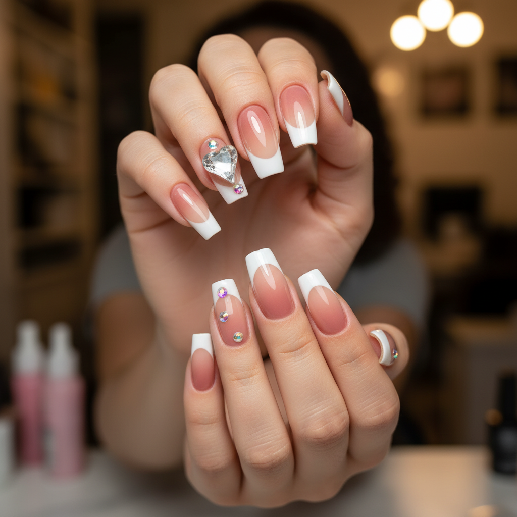 Heartfelt Elegance Nails