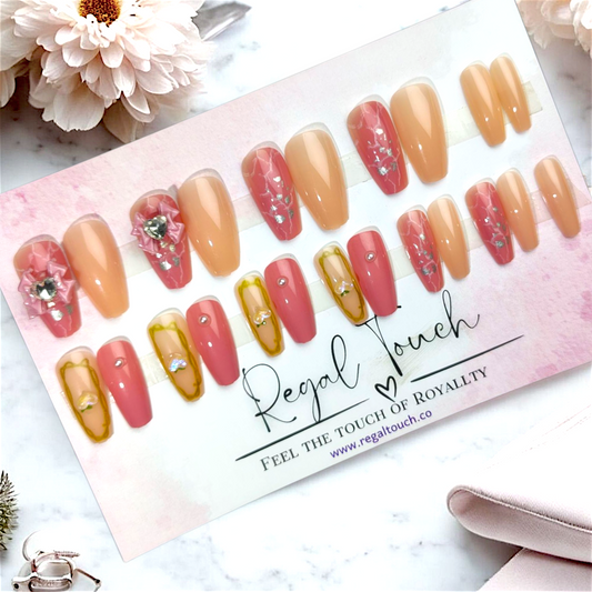 Sunset Bloom Nails