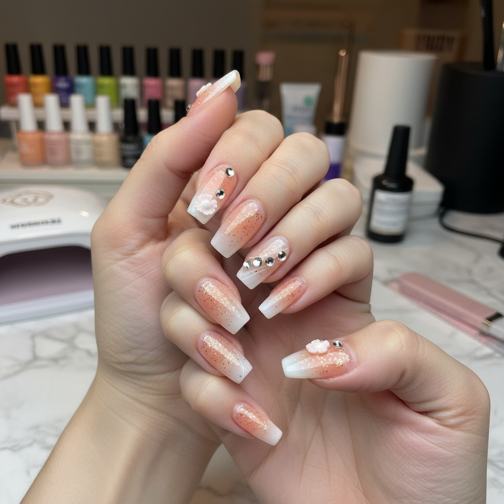 Petal Dust Nails