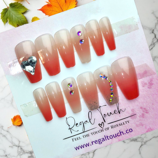 Blush Glam Nails