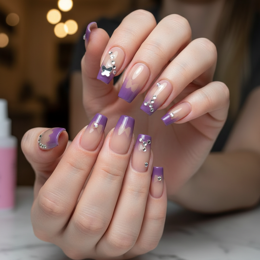 Violet Dusk Nails