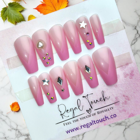 Dreamy Starlit Nails