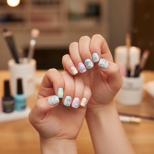 Pastel Kawaii Nails
