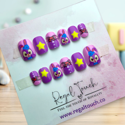 Bunny Starlight Nails