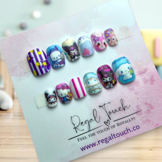 Starry Character Nails