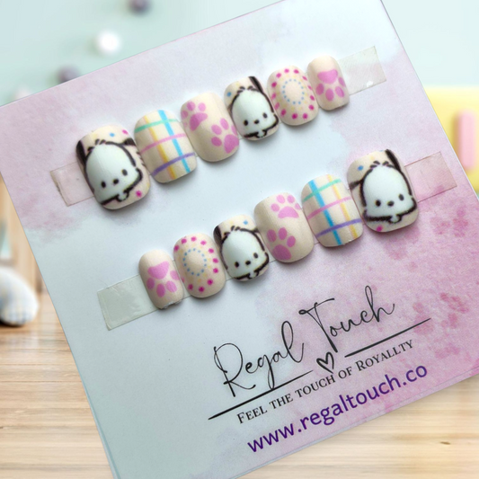 Paws Checkers Nails