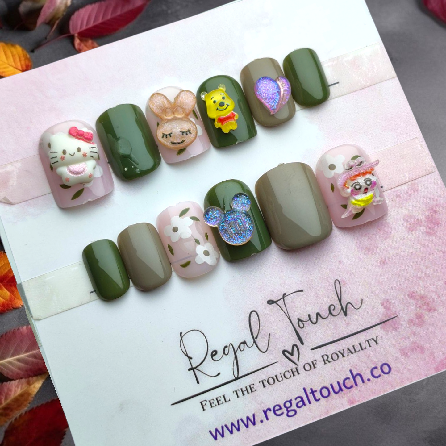 Forest Friends Nails