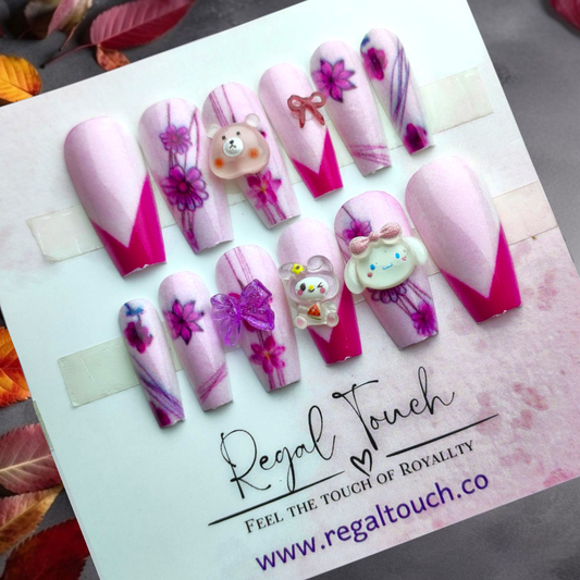 Floral Fancy Nails