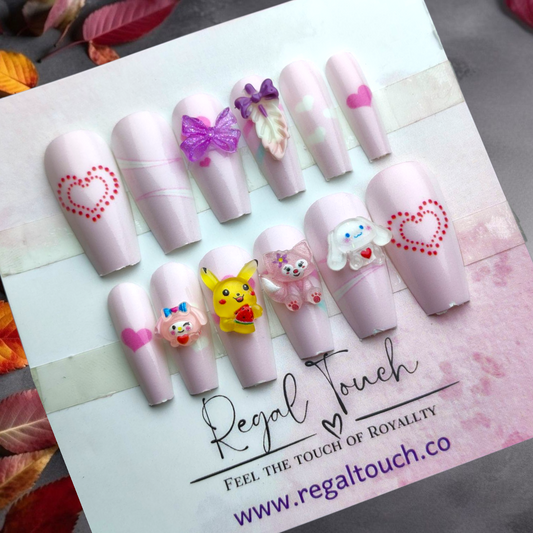 Lovely Hearts Nails