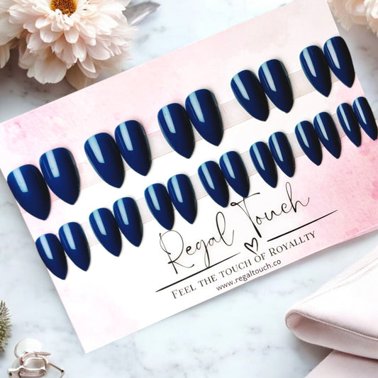 Midnight Sapphire Nails