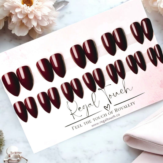 Burgundy Crush Nails