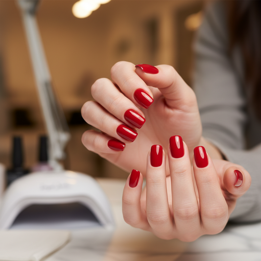 Ruby Radiance Nails