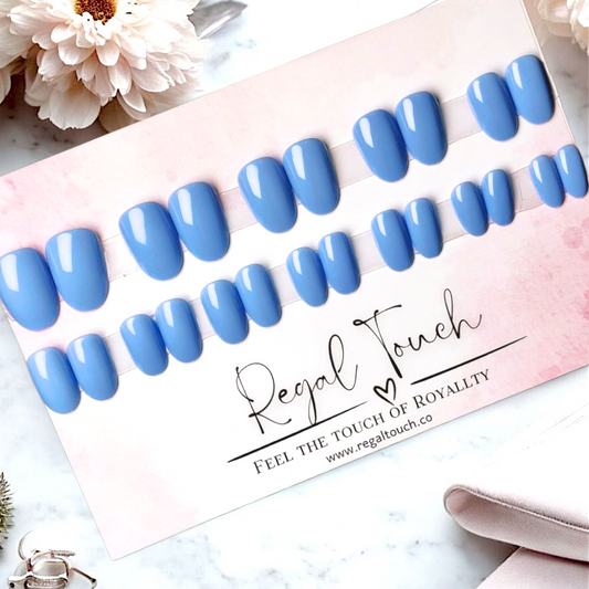 Sky Serenity Nails