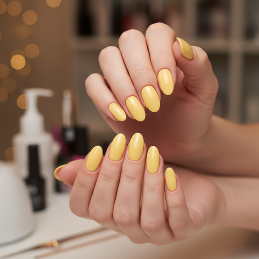 Sunshine Glow Nails