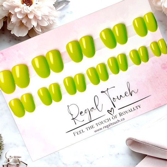 Neon Lime Nails