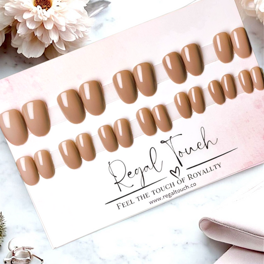 Honey Glow Nails