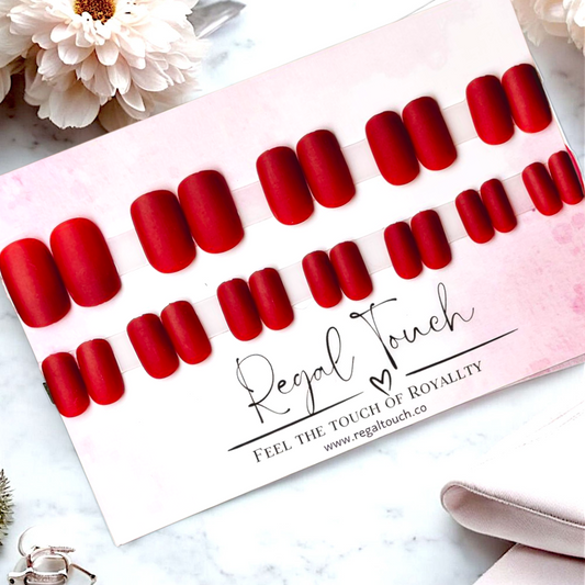 Scarlet Majesty Nails