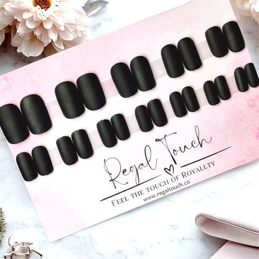Onyx Matte Nails