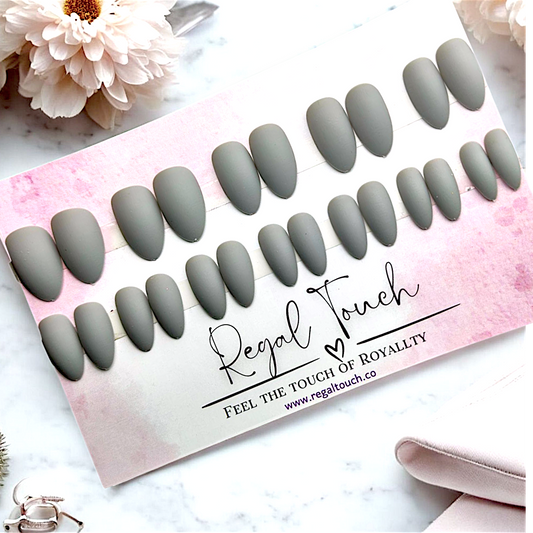 Slate Elegance Nails