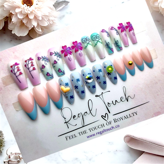 Romantic Garden Nails