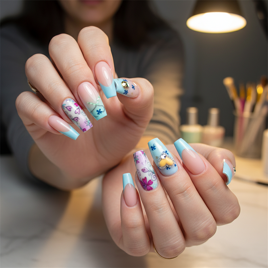 Romantic Garden Nails