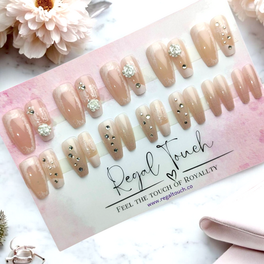 Blush Bloom Nails