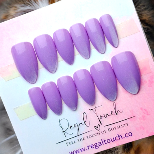 Lavender Luminary Nails
