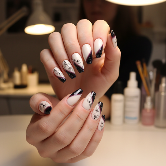 Playful Hearts Nails