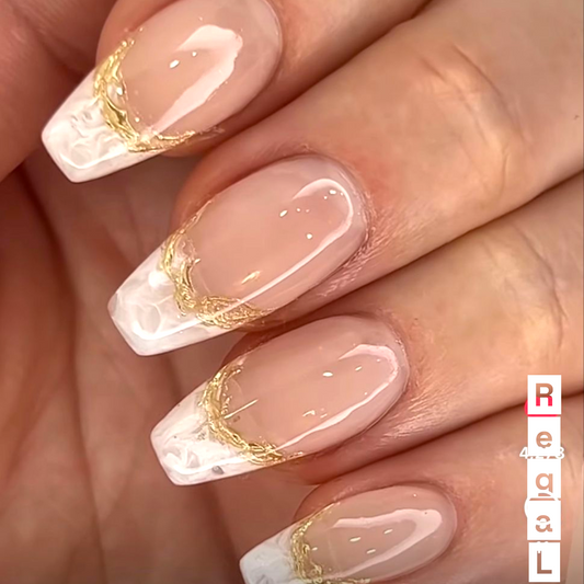Glimmer Flakes Nails