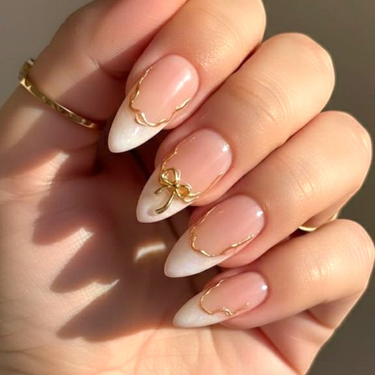 Ivory Charm Nails