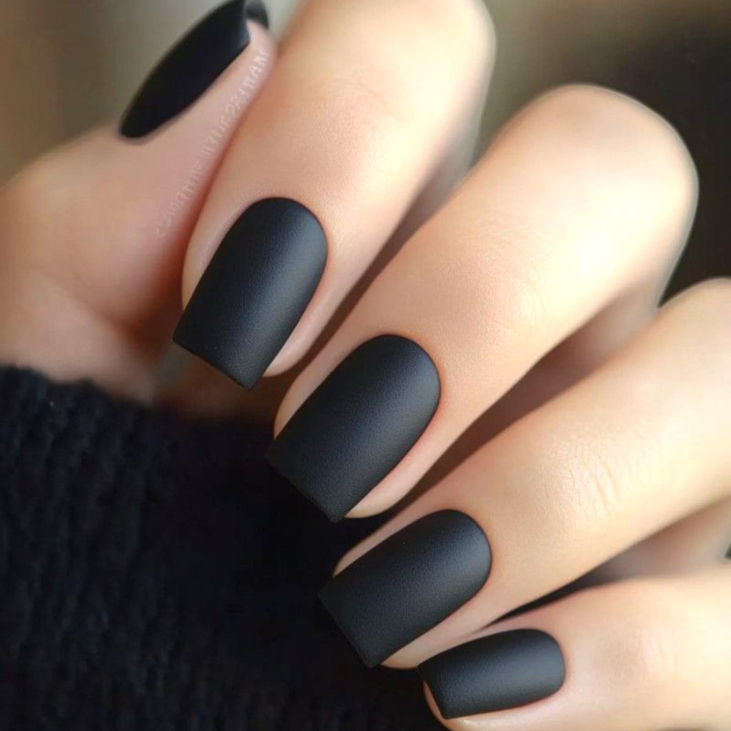 Onyx Matte Nails