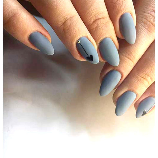 Slate Elegance Nails